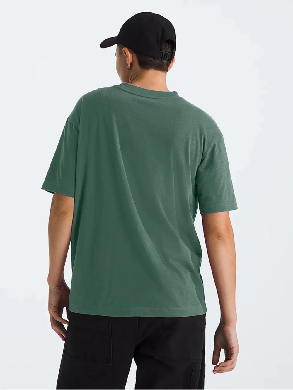 The North Face Men's Short-Sleeve Crew T-Shirt in Forest Green